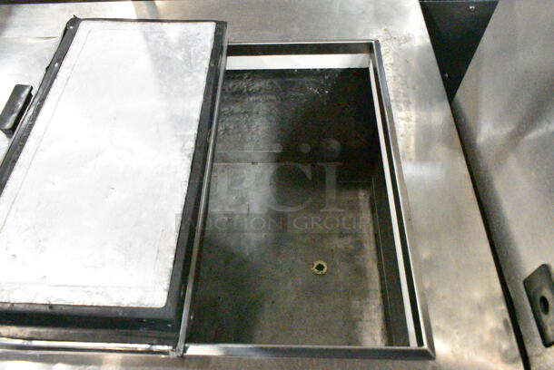 C Nelson BD-8RB Stainless Steel Chest Freezer w/ 2 Center Hinge Lids on Commercial Casters. 115 Volts, 1 Phase. Tested and Working! - Image 7 of 9