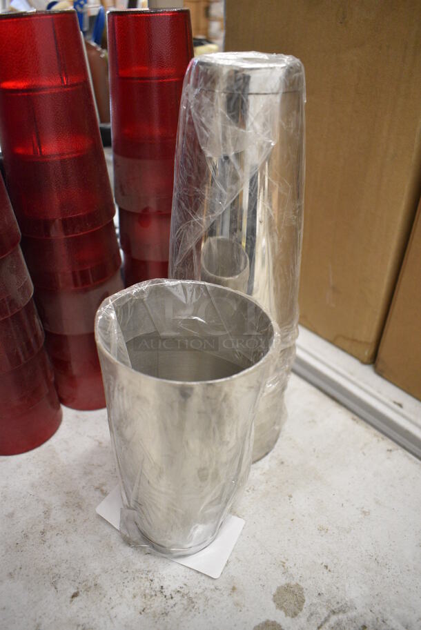 10 BRAND NEW Metal Mixing Cups. 3.75x3.75x7. 10 Times Your Bid! - Image 2 of 3