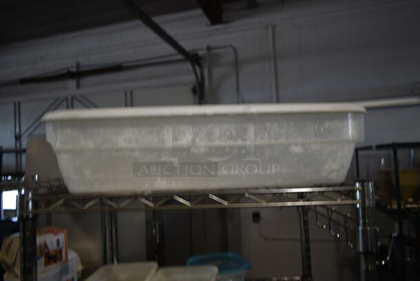 ALL ONE MONEY! Lot of Contents on 6 Tier Wire Shelving Unit Including Aluminum Foil and Poly Bins. Shelving Unit Not Included. - Image 2 of 7