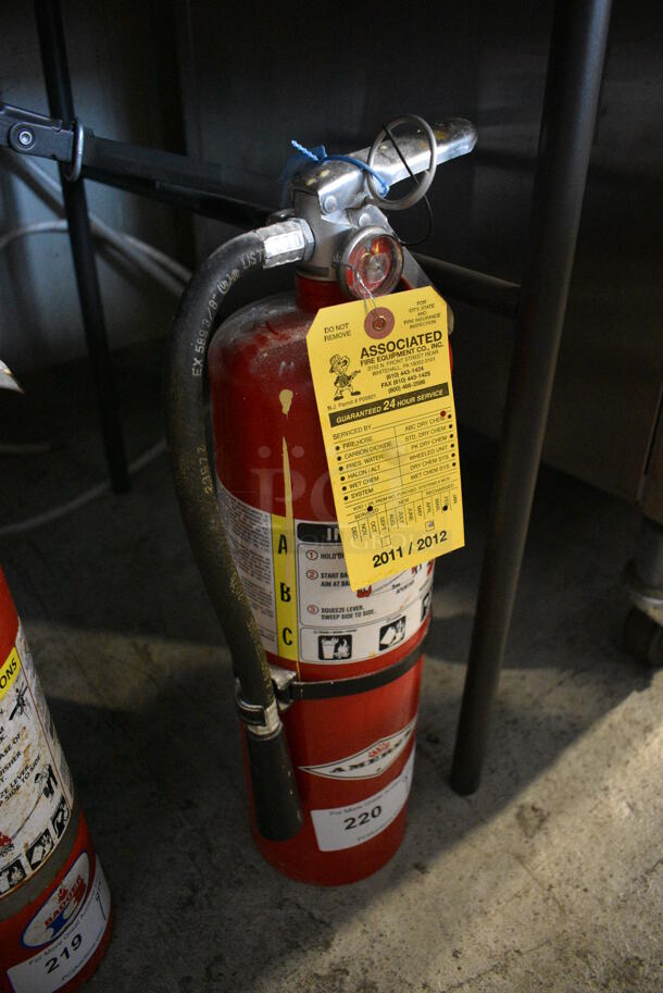 Amerex Fire Extinguisher. 6x6x21 - Image 2 of 3