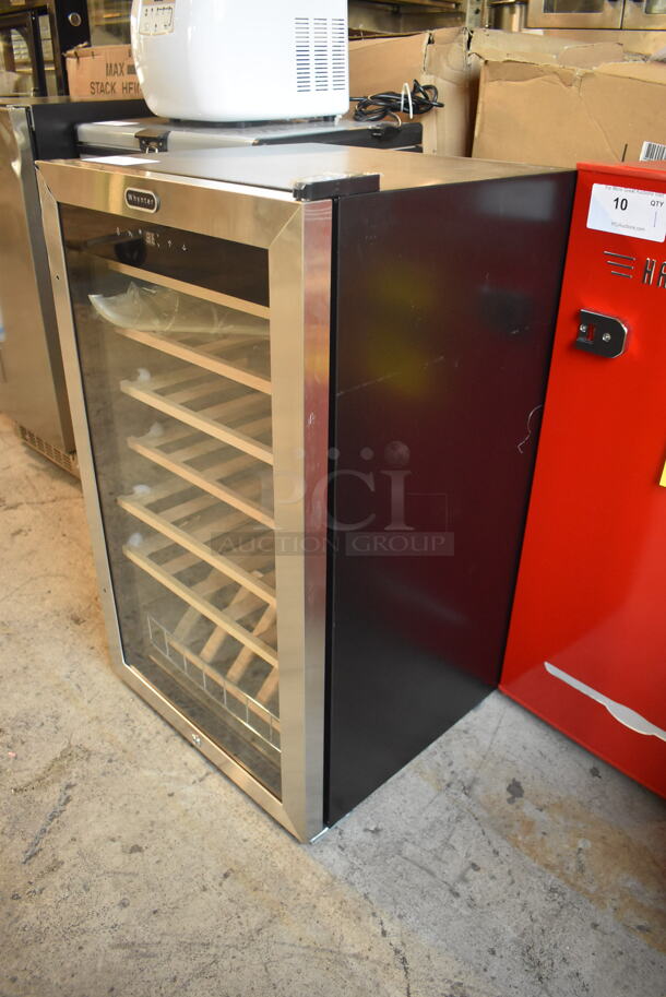 BRAND NEW SCRATCH AND DENT! Whynter FWC-341TA Stainless Steel 34 Bottle Freestanding Wine Refrigerator With Display Shelf and Digital Control. 115V. Tested and Working!  - Image 3 of 5