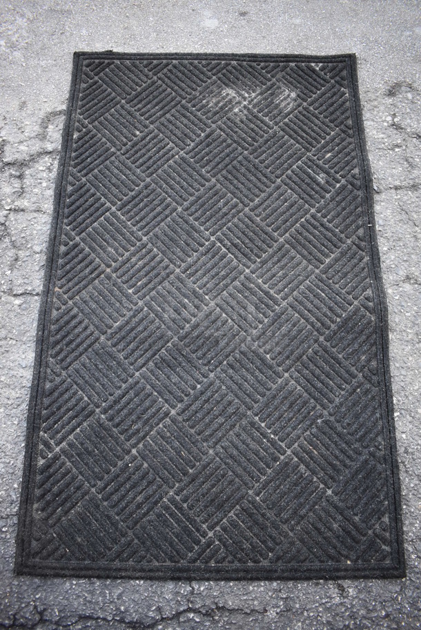 Black Floor Mat. 37x61