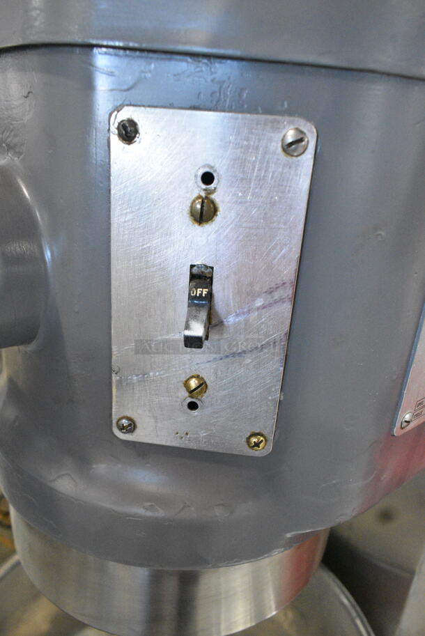 Hobart H-600 Metal Commercial Floor Style 60 Quart Planetary Dough Mixer w/ Mixing Bowl and Dough Hook Attachment. 208 Volts, 3 Phase. - Image 7 of 9