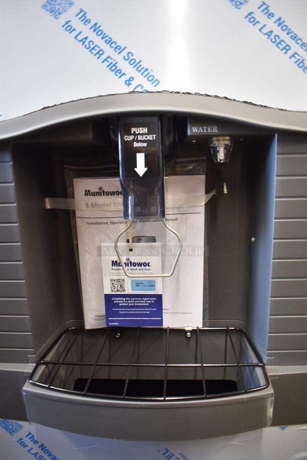 BRAND NEW SCRATCH AND DENT! Manitowoc SFA292-161 Stainless Steel Commercial 30" Touchless Hotel Ice Dispenser with Water Valve, 180 lb. 115 Volts, 1 Phase.  - Image 3 of 8