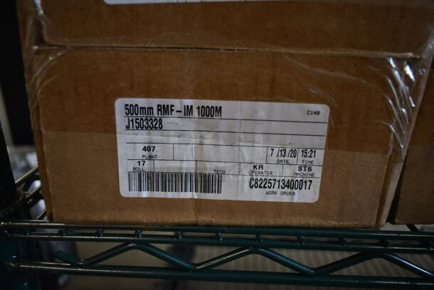 3 BRAND NEW IN BOX! 500mm Berry RMF-IM Premium Meat & Produce Film. 3 Times Your Bid! - Image 3 of 3