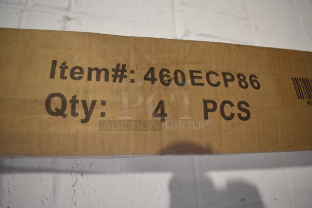 ALL ONE MONEY! Lot of 4 BRAND NEW IN BOX! Regency 460ECP86 Wire Shelving Poles. 86" - Image 3 of 5