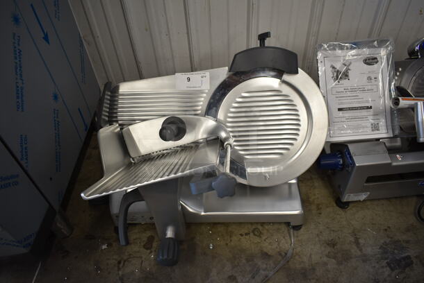 BRAND NEW SCRATCH AND DENT! 2022 Hobart EDGE14-11 Stainless Steel Commercial Countertop Meat Slicer w/ Blade Sharpener. 115 Volts, 1 Phase. Tested and Working! - Image 1 of 11