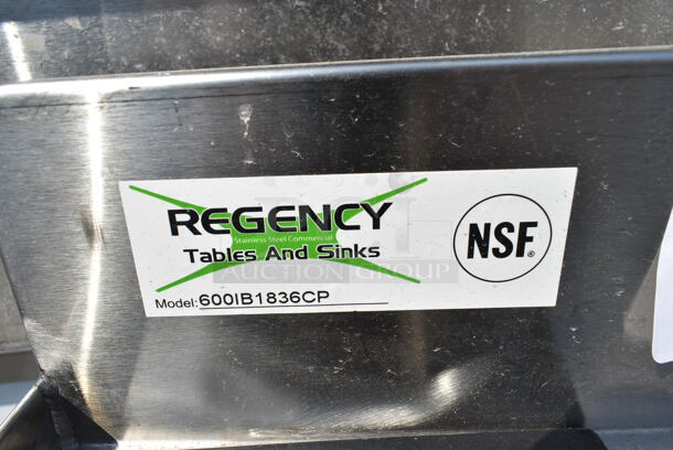BRAND NEW SCRATCH AND DENT! Regency 600IB1836CP 18" x 36" Underbar Ice Bin with 7 Circuit Post-Mix Cold Plate and Bottle Holders - 79 lb. - Image 7 of 7