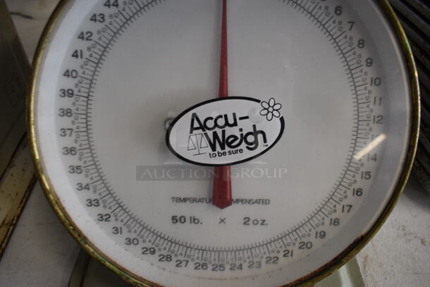 AccuWeigh Metal 50 Pound Capacity Scale. 10x12x10 - Image 4 of 4
