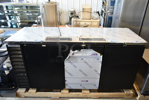BRAND NEW SCRATCH AND DENT! Beverage Air DD78HC-1-B Stainless Steel Commercial Direct Draw Kegerator w/ 8 Hoses. 115 Volts, 1 Phase. 