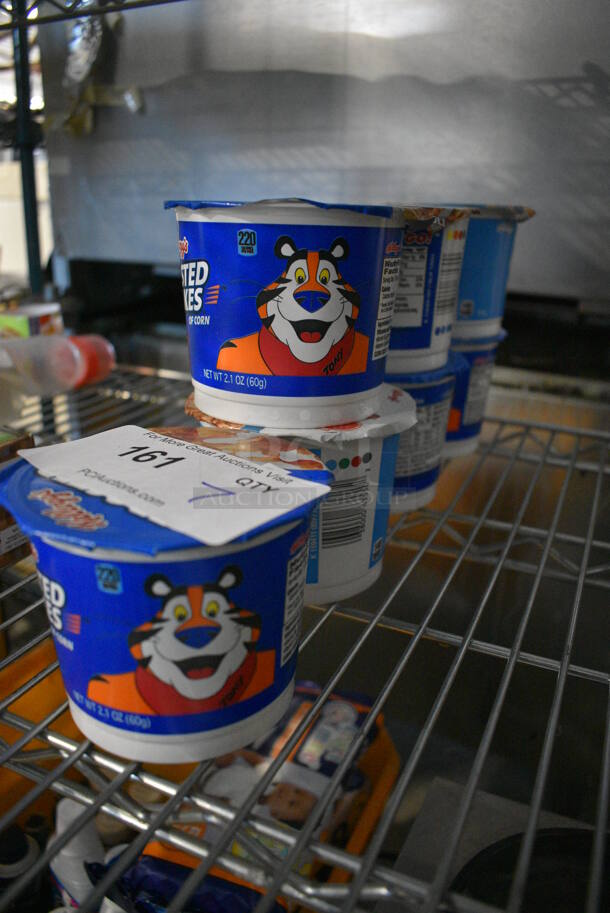 ALL ONE MONEY! Lot of 7 Frosted Flakes Cereal Containers! 4x4x3.5 - Image 2 of 2
