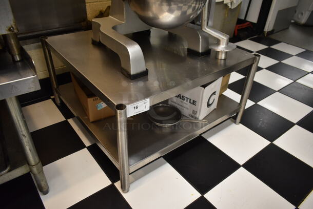 Stainless Steel Commercial Equipment Stand w/ Under Shelf. (kitchen) - Image 2 of 5