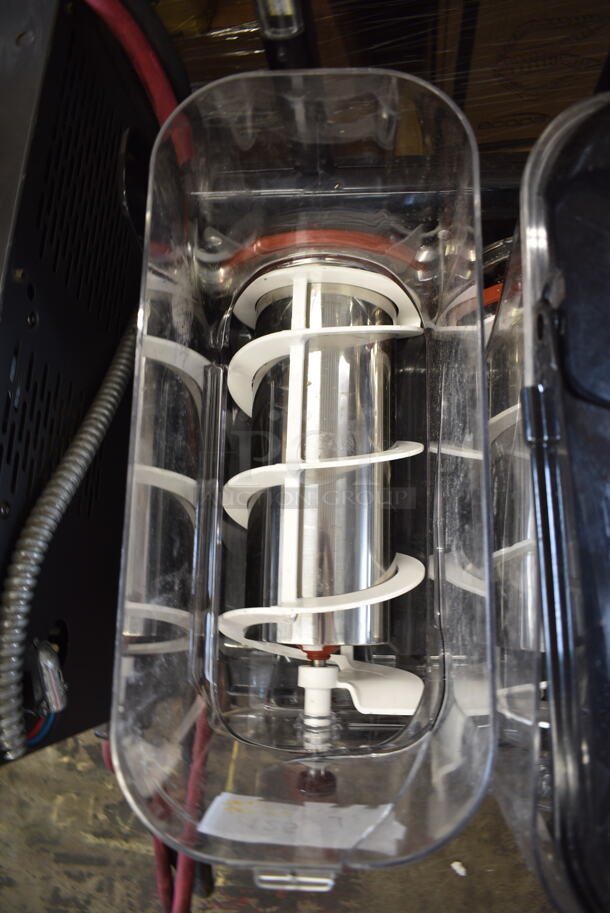 Narvon NSSM2 Stainless Steel Double 3 Gallon Pourover Granita / Slushy / Frozen Beverage Dispenser. 115 Volts, 1 Phase. Tested and Working! - Image 7 of 10