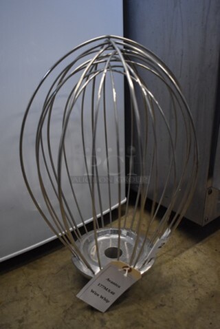 Avantco 177MX40 Metal Commercial 40 Quart Whisk Attachment for Mixer. 10.5x10.5x16