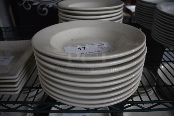 33 White Ceramic Pasta Plates. 9x9x2. 33 Times Your Bid! - Image 2 of 3