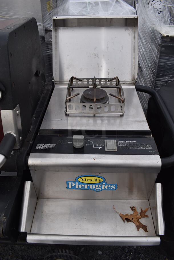 Weber Summit 270000 Metal Outdoor Propane Gas Powered Grill w/ Right Side Single Burner Range on Commercial Casters. Comes w/ Cover. 78x28x46 - Image 6 of 10