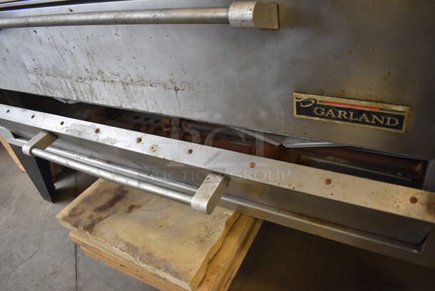 2 Garland Model GPD60 Stainless Steel Commercial Natural Gas Powered Single Deck Pizza Ovens w/ Cooking Stones on Metal Legs. 122,000. 81x49x64. 2 Times Your Bid! - Image 9 of 12