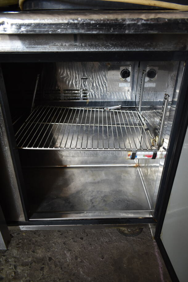 Turbo Air TUR-48SD Stainless Steel Commercial 2 Door Undercounter Cooler on Commercial Casters. 115 Volts, 1 Phase. Tested and Working! - Image 6 of 6