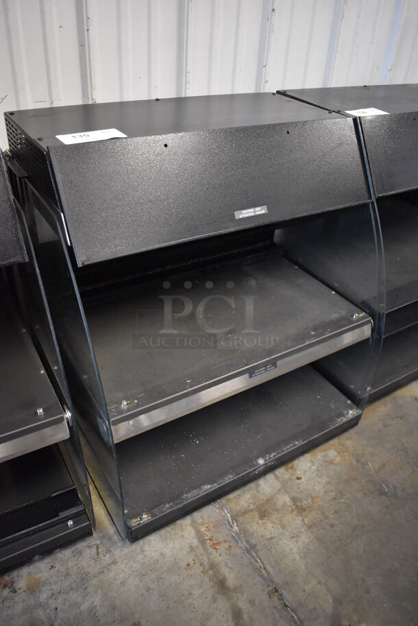 Metal Commercial Countertop Heated 2 Tier Display Case Merchandiser. 26x21x28.5. Cannot Test Due To Plug Style - Image 2 of 4