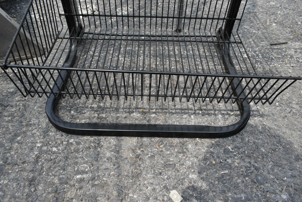 Black Wire 5 Tier Basket Rack. - Image 4 of 5