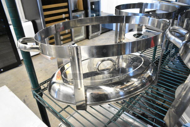 5 Round/Oval Metal Chafer Frame. 5 Times Your Bid!  - Image 5 of 6