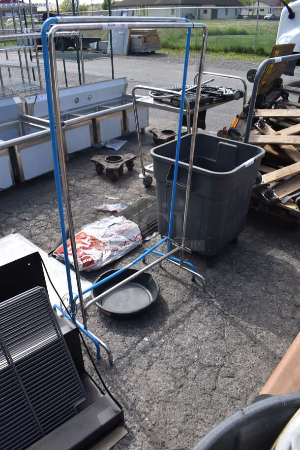 2 Metal Clothing Racks. 2 Times Your Bid! - Image 2 of 5