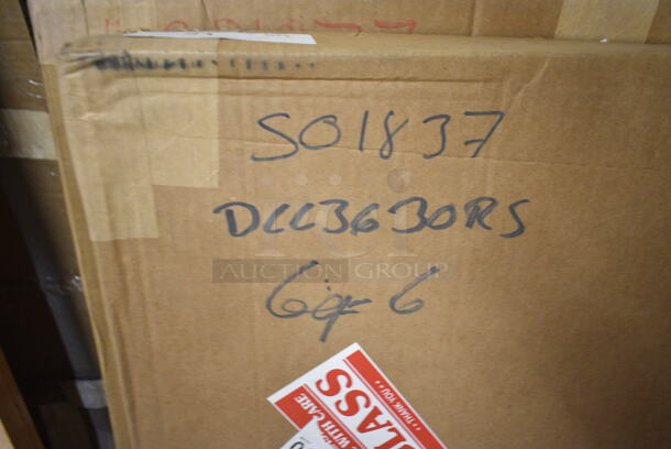 3 BRAND NEW SCRATCH AND DENT! Aarco DCC3630RS Aluminum Bulletin Board 30"W X 36"H Enclosed. 3 Times Your Bid! - Image 3 of 5