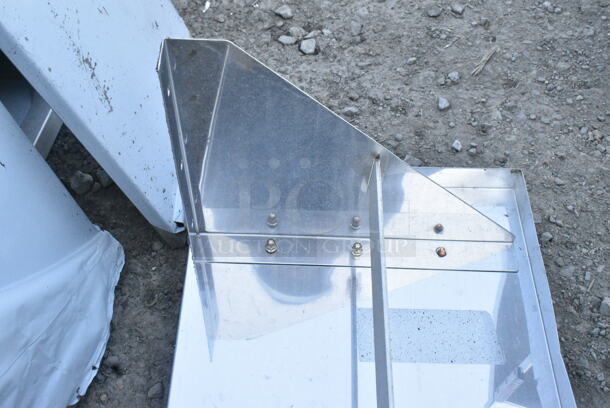 Stainless Steel Wall Shelf.  - Image 4 of 5