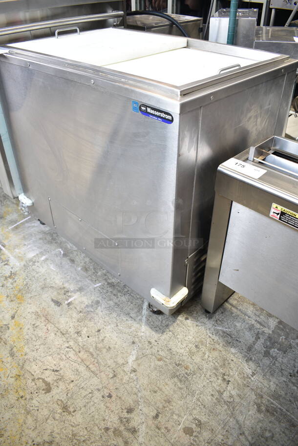 Wasserstrom CBR D311-02-56 Stainless Steel Commercial Chest Freezer on Commercial Casters. 115 Volts, 1 Phase. Tested and Working! - Image 2 of 6