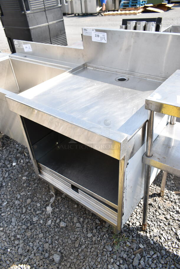 Glastender DBGR-24 Stainless Steel Drain Board.  - Image 2 of 5