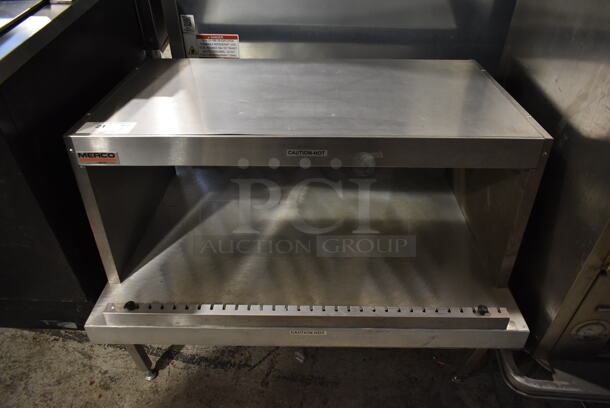 Merco Metal Commercial Countertop Heated Display Shelf Merchandiser. Cannot Test Due To Plug Style
