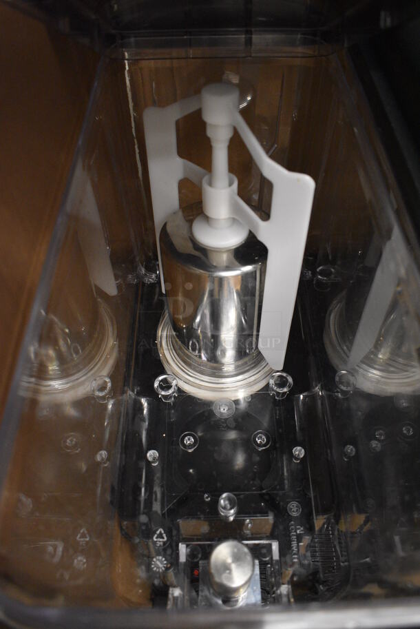 BRAND NEW IN BOX! Avantco Model COLDREAM 3M Stainless Steel Commercial Countertop 3 Hopper Refrigerated Beverage Machine. Each Hopper Has a 3 Gallon Capacity. 120 Volts, 1 Phase. 23x18x29. Tested and Powers On But Does Not Get Cold - Image 5 of 8
