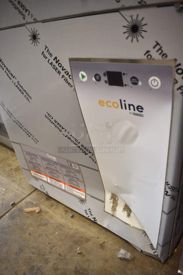 BRAND NEW SCRATCH AND DENT! 2023 Hobart EDH Stainless Steel Commercial Electric High Temperature Door-Type Dishwasher with Booster Heater. 208-240 Volts, 3 Phase.  - Image 3 of 9