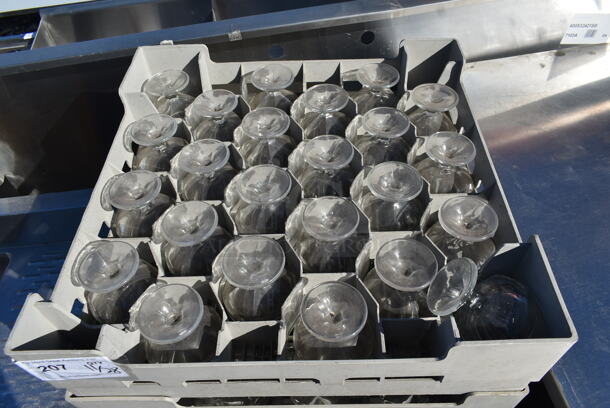 8 Dish Caddies w/ Various Glasses. 8 Times Your Bid! - Image 2 of 3
