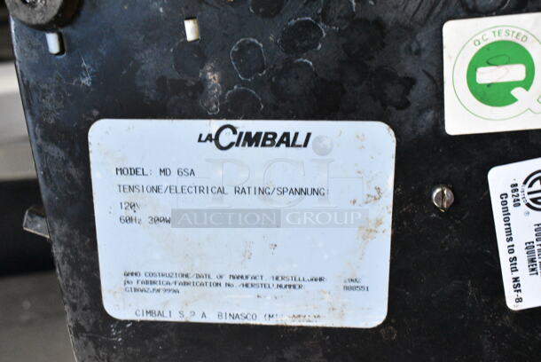 La Cimbali MD 6SA Metal Commercial Countertop Espresso Bean Grinder. 120 Volts, 1 Phase. Tested and Working! - Image 5 of 5
