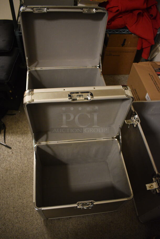 ALL ONE MONEY! Lot of Various Items Including Metal Storage Trunks, Hot/Cold Compress, and Painting Supplies - Image 7 of 9