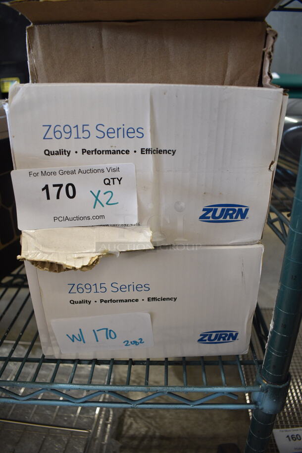 2 BRAND NEW SCRATCH AND DENT! Zurn Z6915 AquaSense Deck Mount Centerset Sensor Faucet with 4" Centers and 6 3/4" Spout (.5 GPM), Battery-Powered. 2 Times Your Bid!  - Image 2 of 4