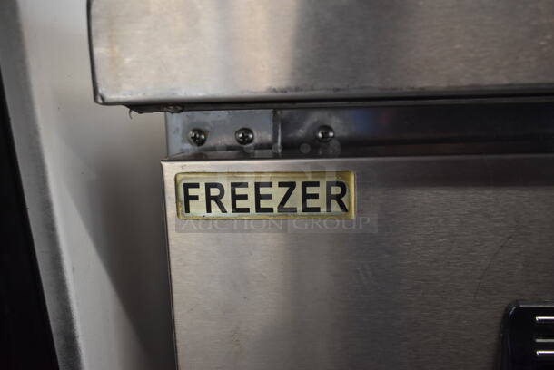 Maxx Cold MXCF27U Stainless Steel Commercial Single Door Undercounter Freezer on Commercial Casters. 115 Volts, 1 Phase. Tested and Powers On But Does Not Get Cold - Image 4 of 7