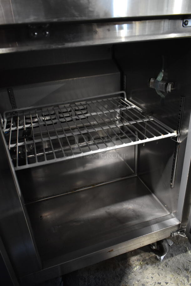 Coldline UUC-48R-E-HC Stainless Steel Commercial 2 Door Undercounter Cooler on Commercial Casters. 115 Volts, 1 Phase. Tested and Working! - Image 7 of 7