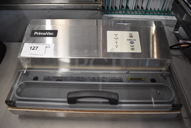 Hamilton Beach XV01 Stainless Steel Commercial Countertop Vacuum Sealer. 120 Volts, 1 Phase. 19x13x6. Tested and Working!