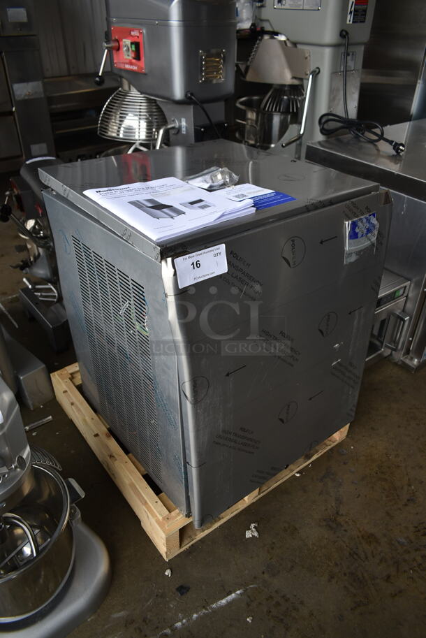 BRAND NEW SCRATCH AND DENT! 2022 Pentair RFP0620A-161 Stainless Steel Commercial Flake Ice Cube Ice Machine Head. 115 Volts, 1 Phase.  - Image 2 of 8