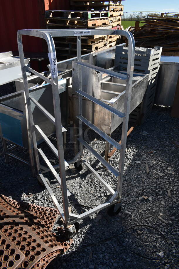 Metal Commercial Pan Transport Rack on Commercial Casters. - Image 1 of 1