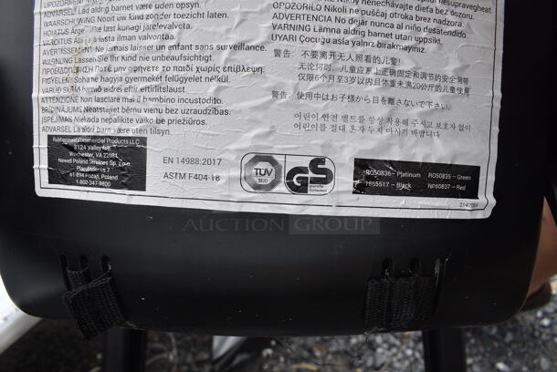 Rubbermaid Black Poly High Chair.  - Image 4 of 4