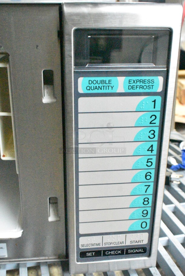 2023 Sharp R-21LVF Stainless Steel Commercial Countertop Microwave Oven. 120 Volts, 1 Phase.  - Image 3 of 5