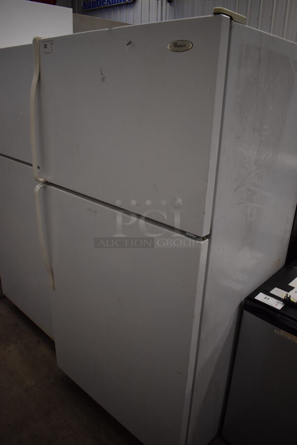 Whirlpool ET1MHKXMQ04 Metal Cooler Freezer Combo Unit. 115 Volts, 1 Phase. 33x30x66. Cannot Test - Unit Needs New Power Cord - Image 2 of 7