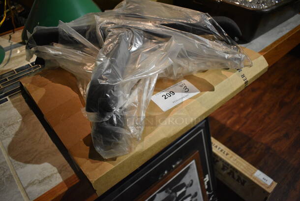 3 BRAND NEW! Black Metal X Table Base. 22x22x2. 3 Times Your Bid! (bar) - Image 3 of 4