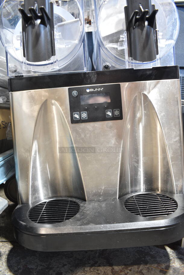 BRAND NEW SCRATCH AND DENT! 2024 Bunn ULTRA NX Stainless Steel Commercial Countertop Double 3 Gallon Slushy Machine. 120 Volts, 1 Phase. Tested and Working! - Image 7 of 8