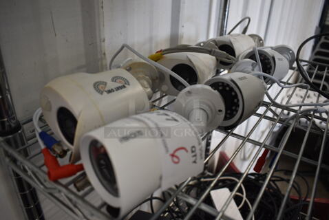 6 Various Security Cameras Including Zosi. 3x6x3. 6 Times Your Bid!