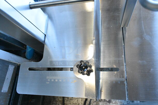 BRAND NEW SCRATCH AND DENT! 2024 Backyard Pro 554BSSW65AL Stainless Steel Butcher Series 65" Blade Countertop Vertical Band Meat Saw. 110 Volts, 1 Phase. Tested and Working! - Image 7 of 8