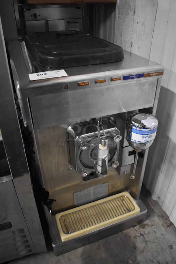 Taylor 340D-27 Stainless Steel Commercial Countertop Single Flavor Frozen Beverage Machine w/ Drink Mixer Attachment. 208-230 Volts, 1 Phase. 18x32x34 - Image 3 of 6